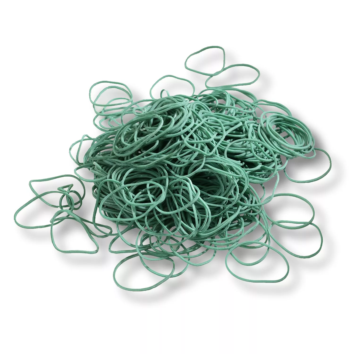 Gummiringe, grün, 15 mm Ø / 1,2 mm Breite Gummiringe, grün, 15 mm Ø / 1,2 mm Breite