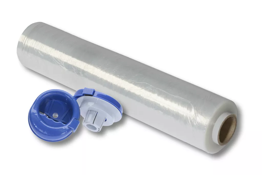 6x Stretchfolie, 500 mm x 2,4 kg, 17 my, transparent, mit Abroller 6x Stretchfolie, 500 mm x 2,4 kg, 17 my, transparent, mit Abroller
