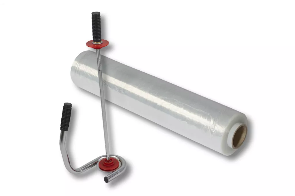 18x Stretchfolie, 500 mm x 2,4 kg, 17 my, transparent, mit Abroller 18x Stretchfolie, 500 mm x 2,4 kg, 17 my, transparent, mit Abroller