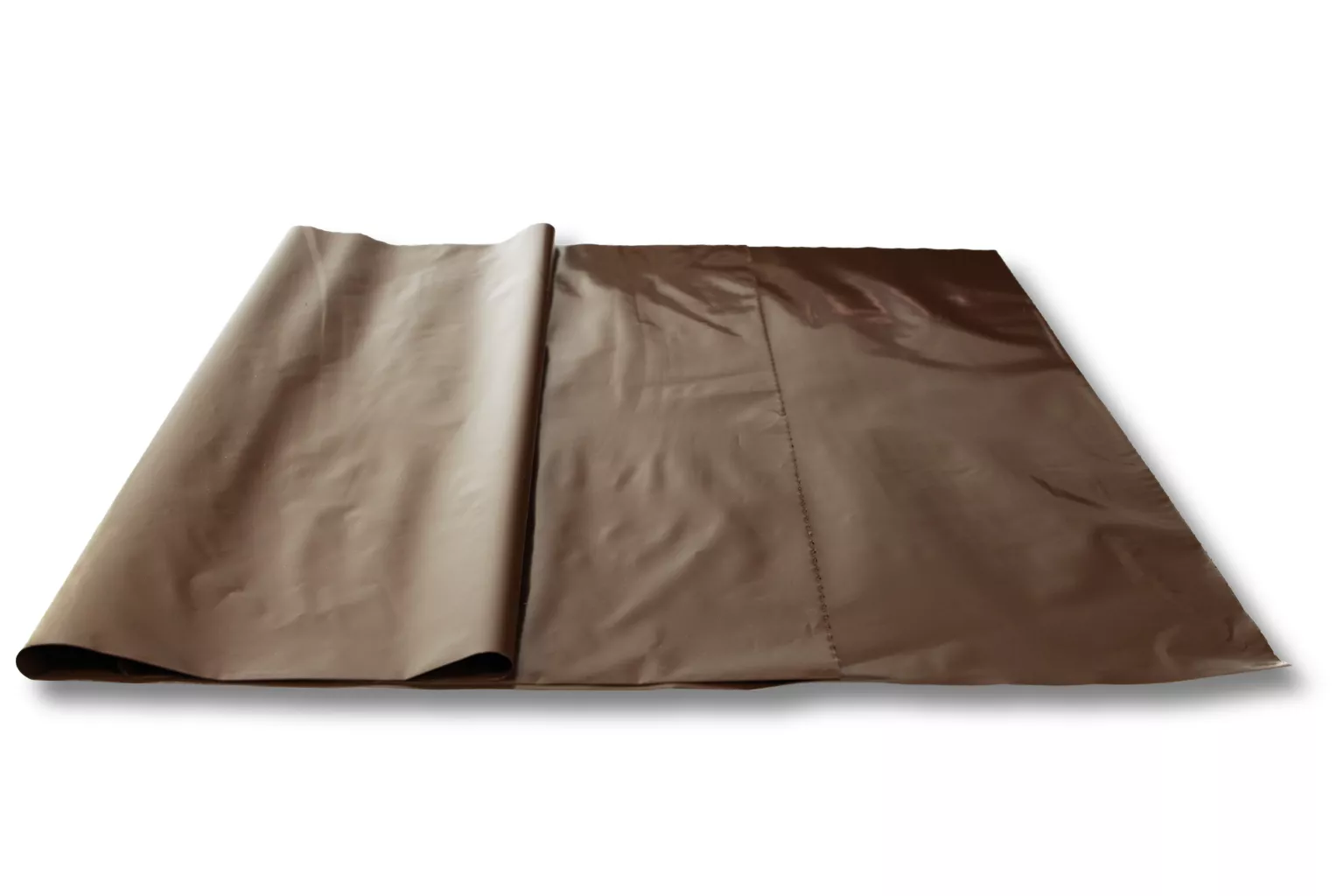Holzabdeckfolien 80µ, Zuschnitte 1,4 m breit, dunkelbraun Holzabdeckfolien 80µ, Zuschnitte 1,4 m breit, dunkelbraun