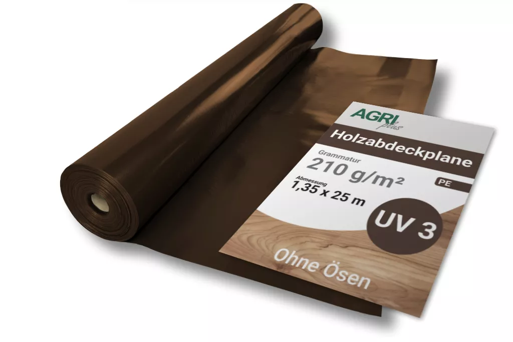 Holzabdeckfolie ohne Ösen 1,35 x 25 m, 210 g/m²