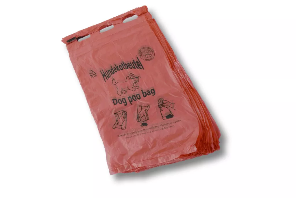 HDPE-Hundekotbeutel, 200 x 320 mm, rot, 95 % Rezyklat HDPE-Hundekotbeutel, 200 x 320 mm, rot, 95 % Rezyklat