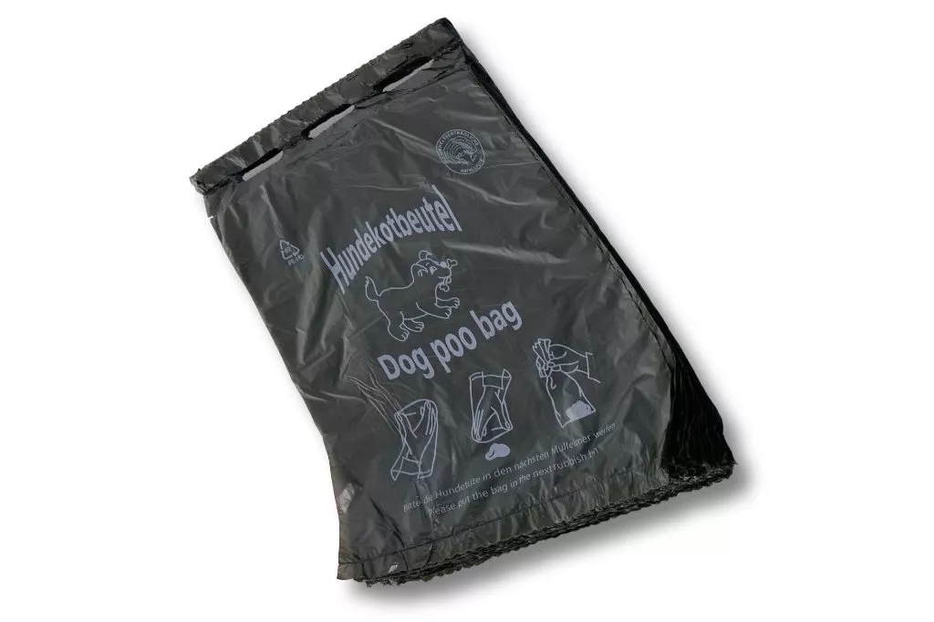 HDPE-Hundekotbeutel, 200 x 320 mm, schwarz, 95 % Rezyklat HDPE-Hundekotbeutel, 200 x 320 mm, schwarz, 95 % Rezyklat