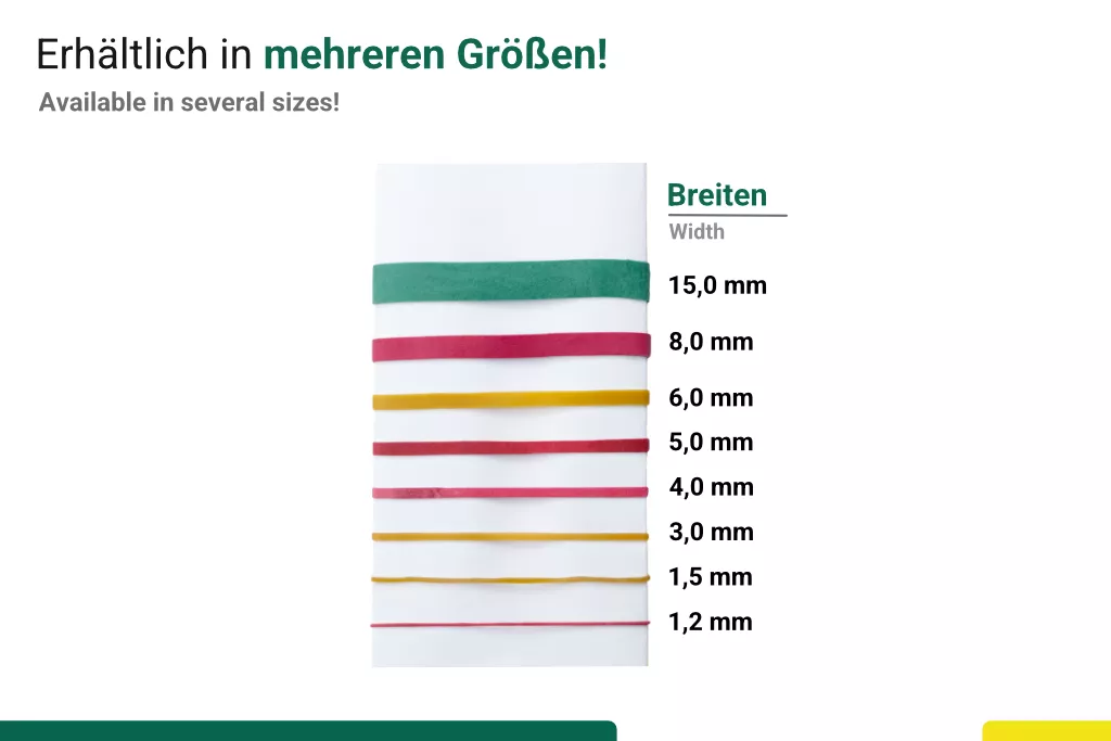 Gummiringe, rot, 120 mm Ø / 10 mm Breite Gummiringe, rot, 120 mm Ø / 10 mm Breite