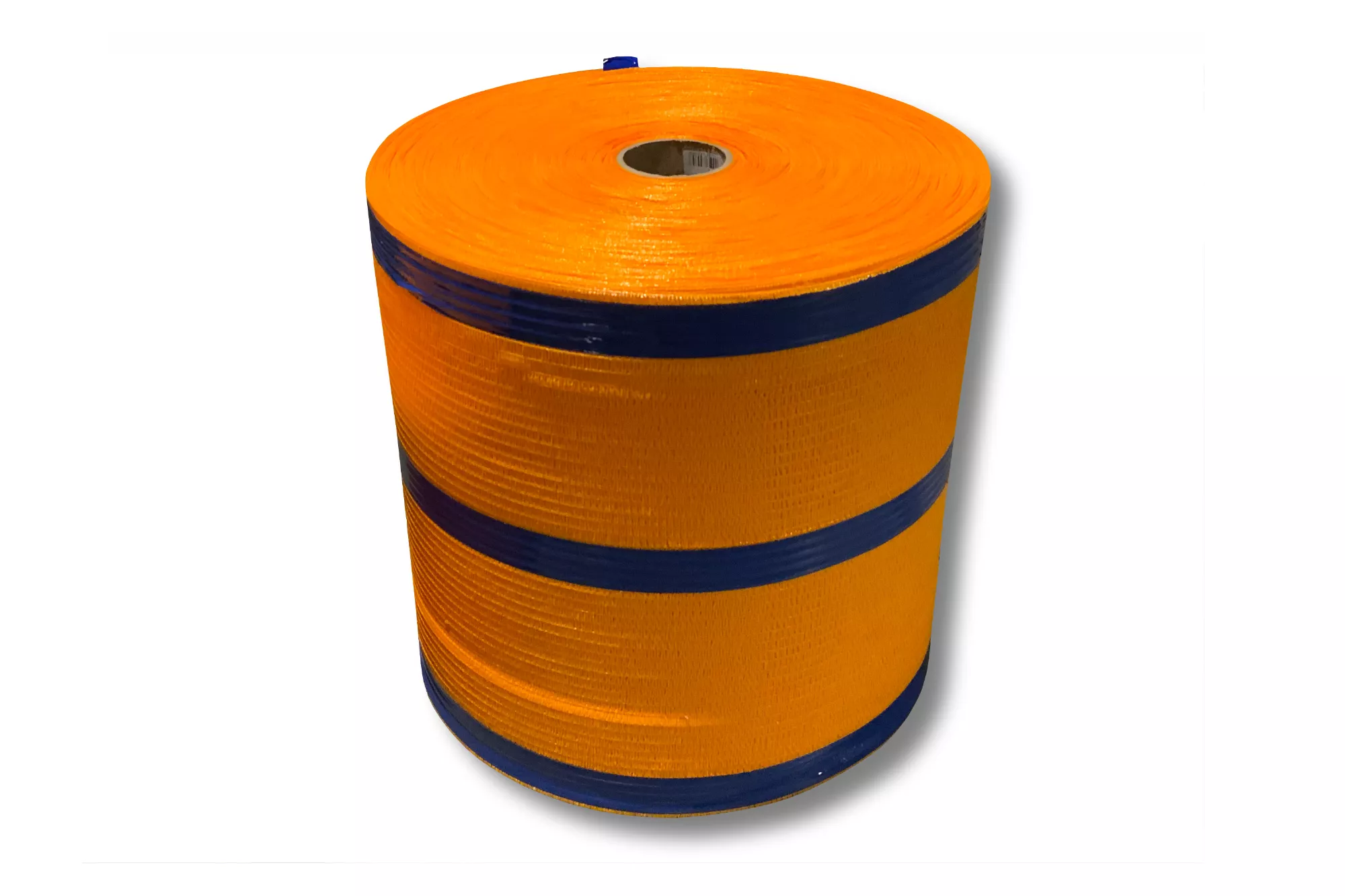 Kartoffelsäcke 25 kg auf Rolle, goldgelb / blau, 500 x 790 mm