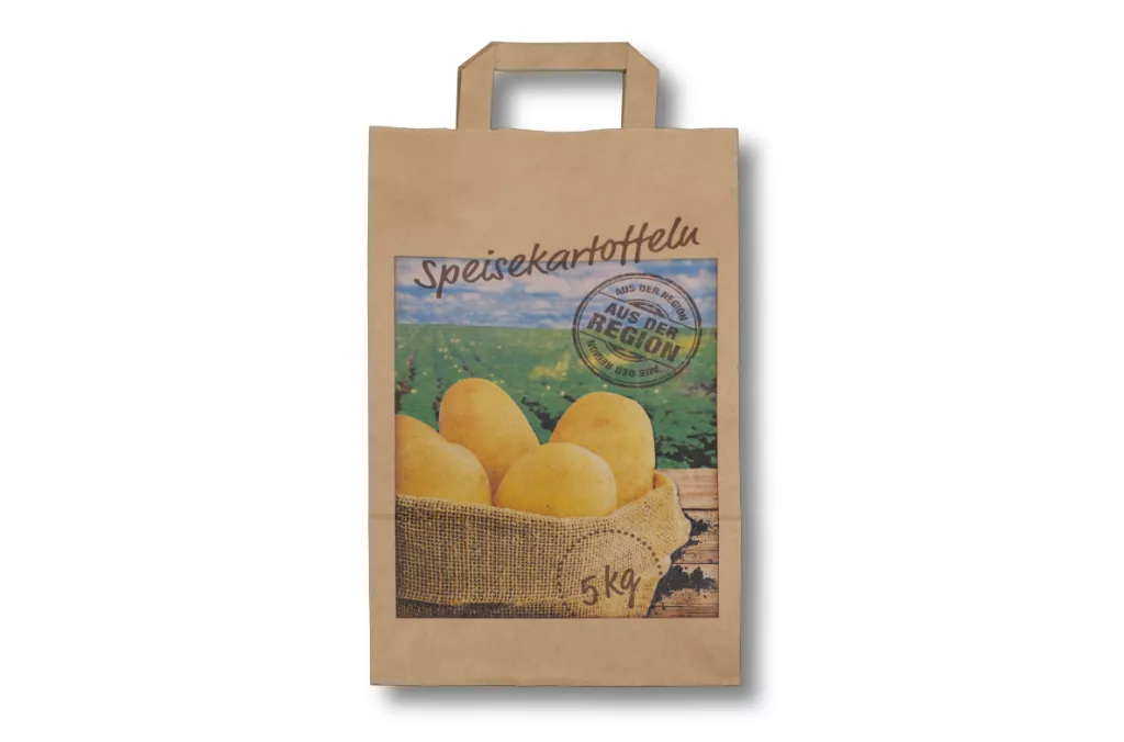 Papiertragetaschen 5 kg "Jutesack"
