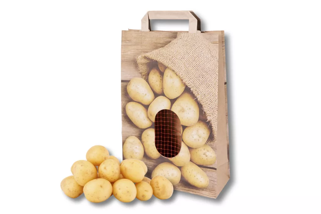 Papiertragetaschen 2,5 kg "Sichtfenster" Papiertragetaschen 2,5 kg "Sichtfenster"