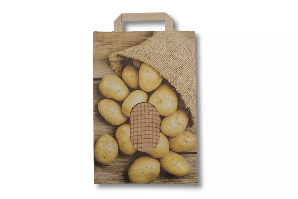 Papiertragetaschen 2,5 kg "Sichtfenster" Papiertragetaschen 2,5 kg "Sichtfenster"