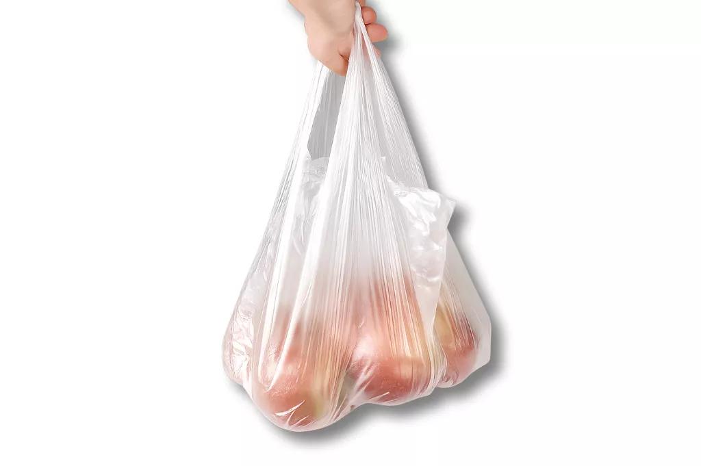 HDPE-Knotenbeutel, transparent, 215 + 120 x 450 mm, 8 µ HDPE-Knotenbeutel, transparent, 215 + 120 x 450 mm, 8 µ