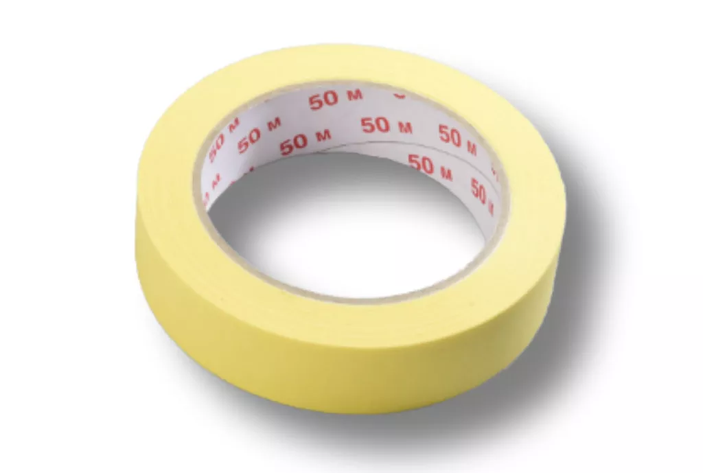 Kreppband, 25 mm / 50 m, 60°C Kreppband, 25 mm / 50 m, 60°C
