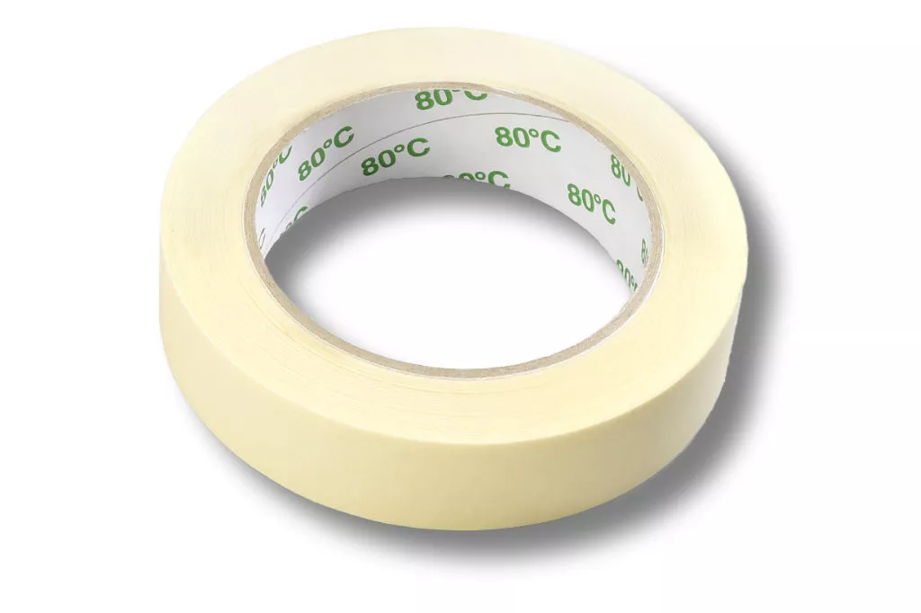 Kreppband, 50 mm / 50 m, 80°C Kreppband, 50 mm / 50 m, 80°C