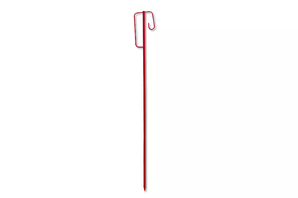 Laterneneisen für Absperrband, rot, 1200 mm