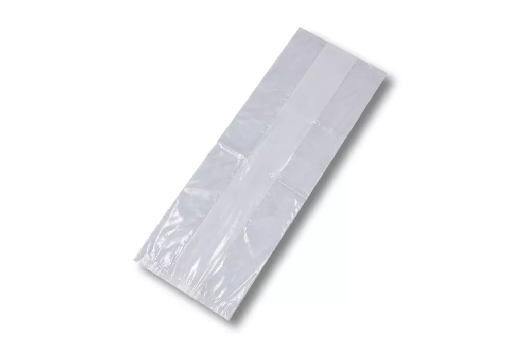 Seitenfaltenbeutel, transparent, 150 + 100 x 550 mm, ungelocht, 17 µ Seitenfaltenbeutel, transparent, 150 + 100 x 550 mm, ungelocht, 17 µ