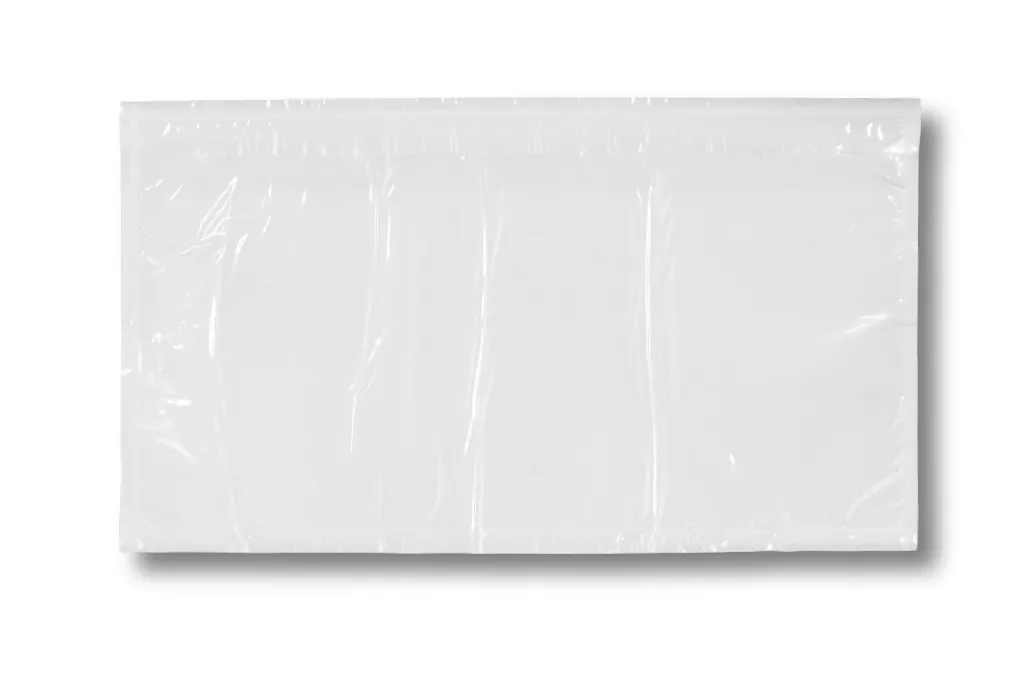 Lieferscheintaschen DIN Lang, unbedruckt, transparent, 35 % Rezyklat