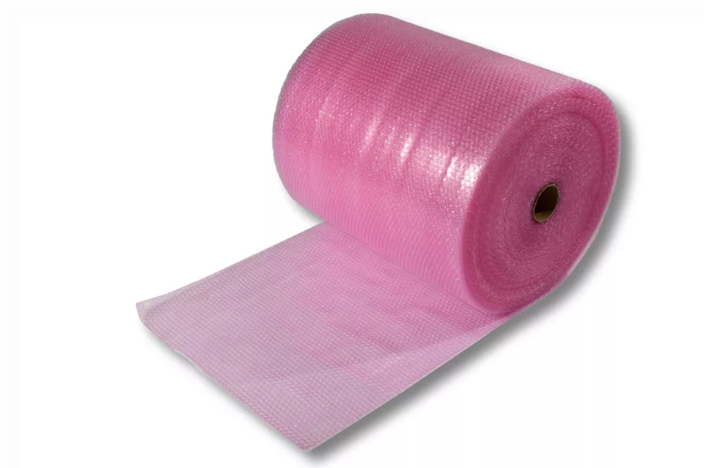 Luftpolsterfolie, 0,60 x 100 m, 80 µ, antistatisch Luftpolsterfolie, 0,60 x 100 m, 80 µ, antistatisch