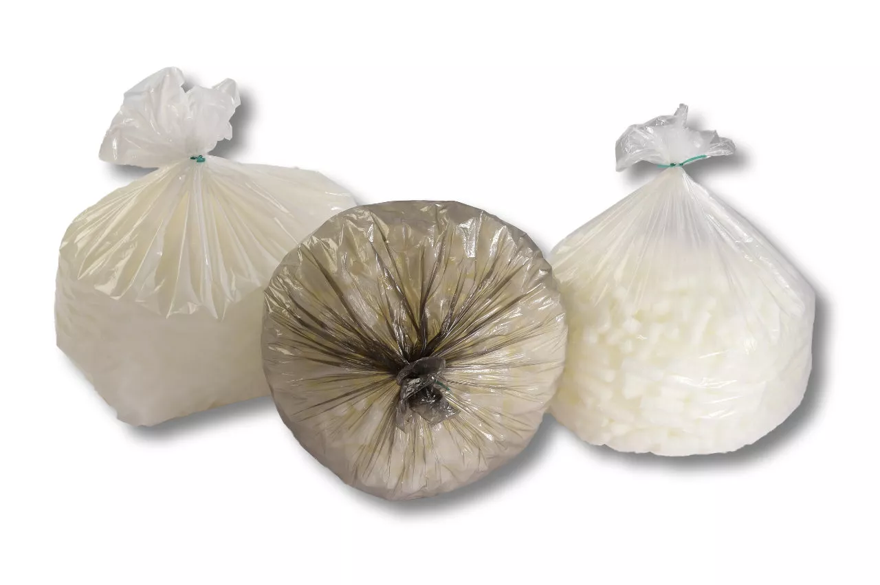 Müllbeutel, 60 Liter, transparent, 5,5 my, 630 x 740 mm Müllbeutel, 60 Liter, transparent, 5,5 my, 630 x 740 mm