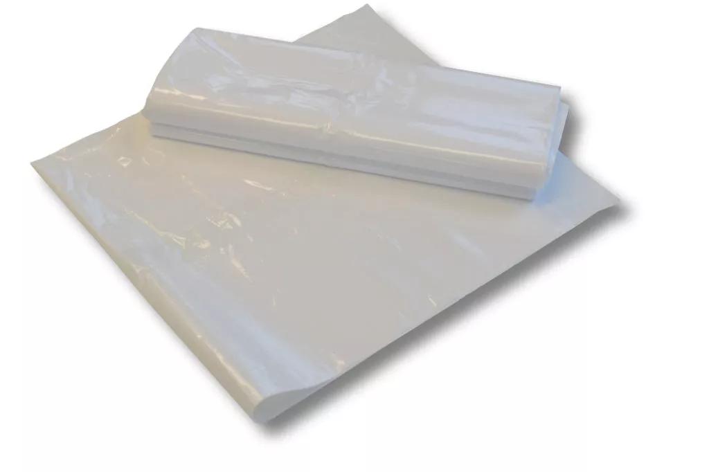 Müllbeutel, 16 Liter, weiß, 20 my, 270 + 180 x 530 mm, Premium