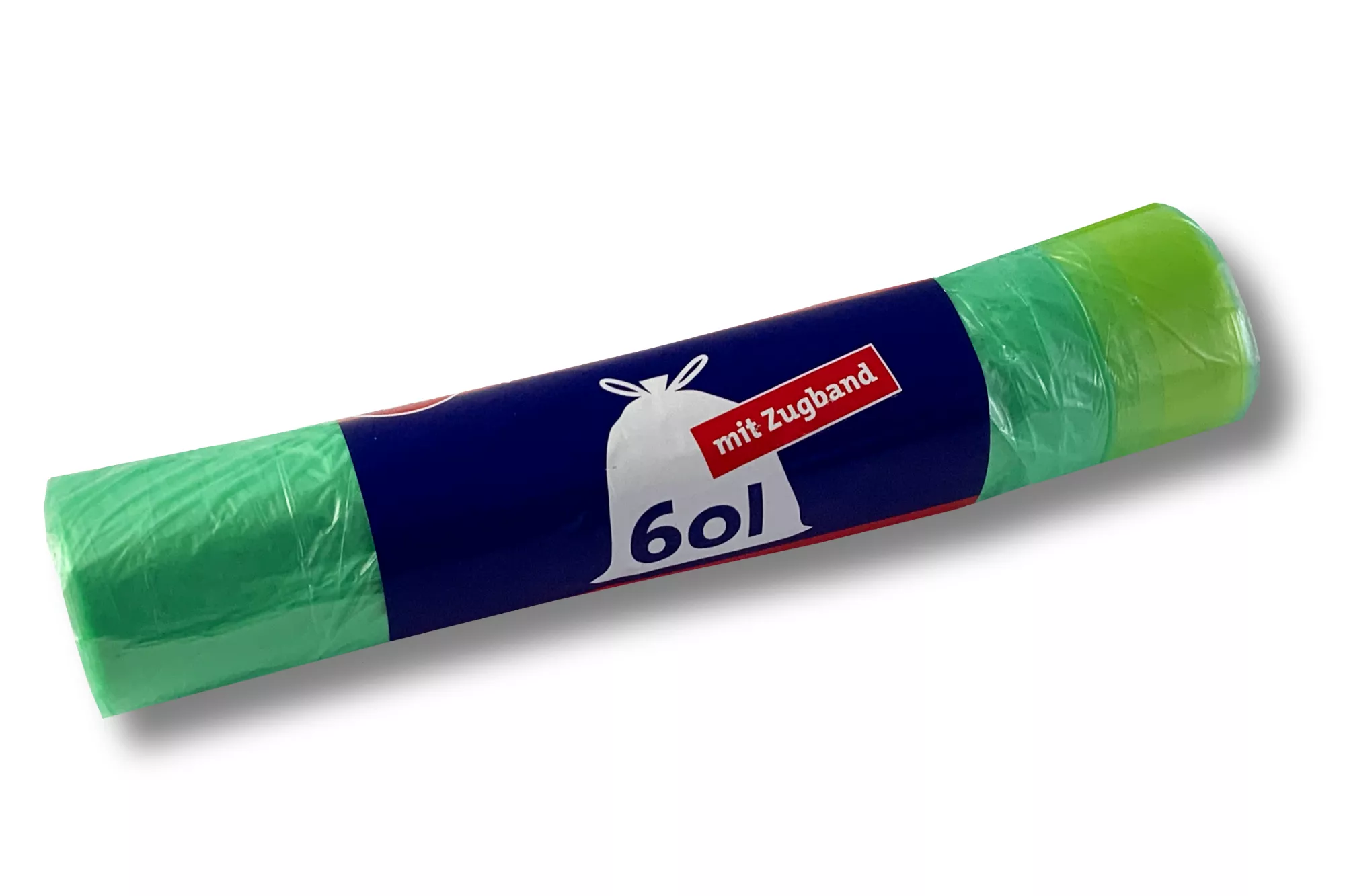 Müllbeutel, 60 Liter, grün, 10,5 my, 630 x 740 mm, Premium