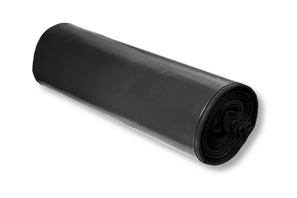 Müllsäcke, 120 Liter, schwarz, Typ 60 (34 µ), 700 x 1100 mm, 95 % Rezyklat