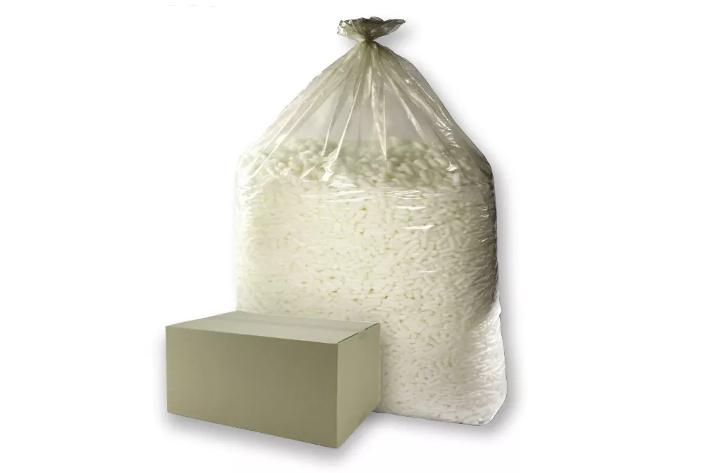 Müllsäcke, 1000 Liter, transparent, Typ 80 (60µ), 700+600 x 2200 mm, 95 % Rezyklat