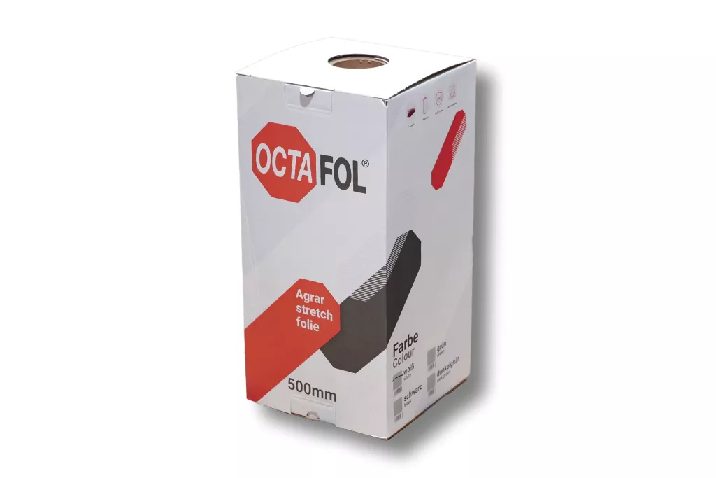 OCTAfol Agrarstretchfolie, 500 mm / 1800 m, weiß