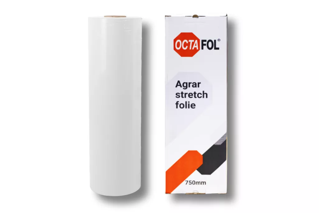 OCTAfol Agrarstretchfolie, 750 mm / 1500 m, weiß