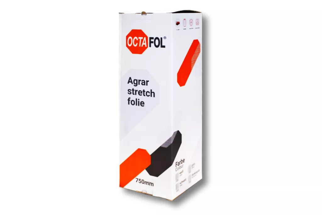 OCTAfol Agrarstretchfolie, 750 mm / 1500 m, weiß
