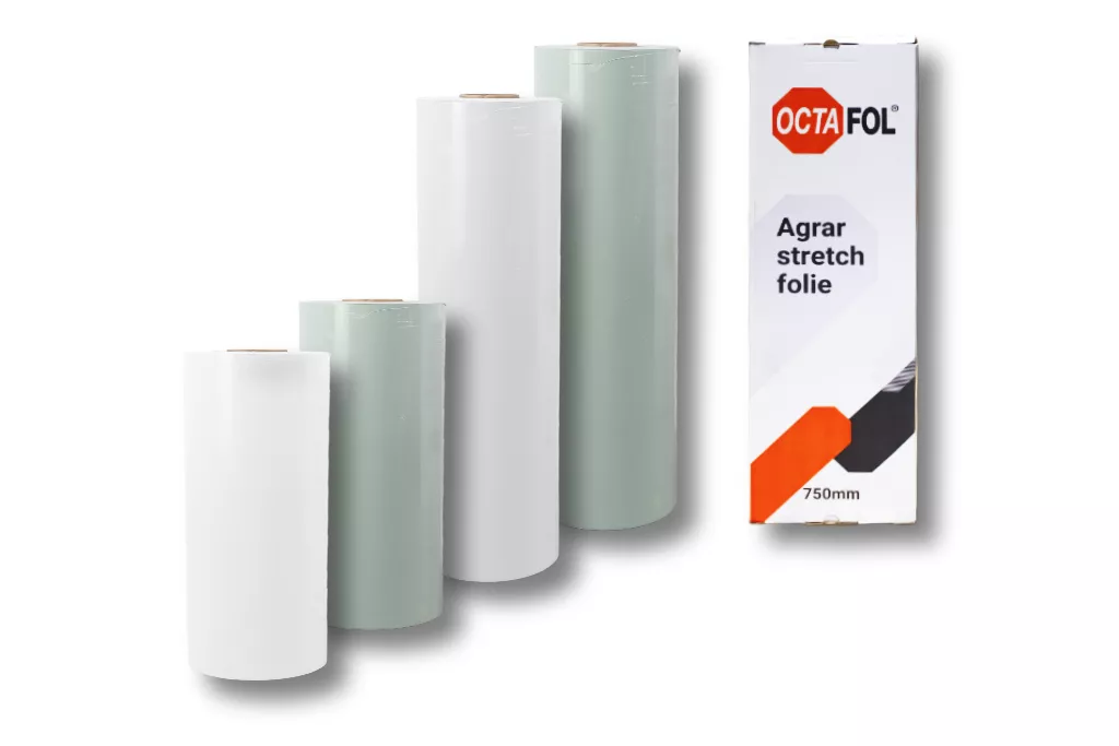 OCTAfol Agrarstretchfolie, 500 mm / 1800 m, weiß
