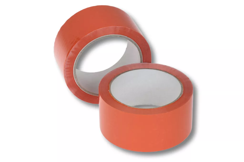 PP-Packband, 50 mm / 66 m, Acrylat, orange PP-Packband, 50 mm / 66 m, Acrylat, orange