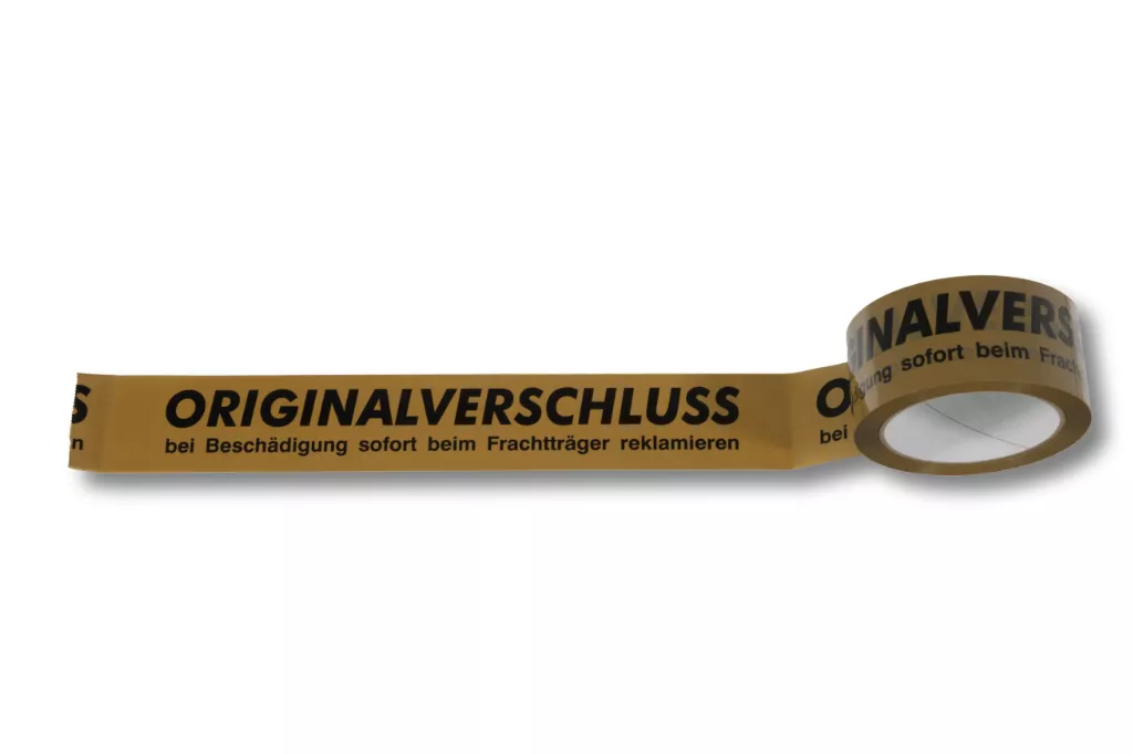 PP-Packband, 50 mm / 66 m, "Originalverschluss" PP-Packband, 50 mm / 66 m, "Originalverschluss"