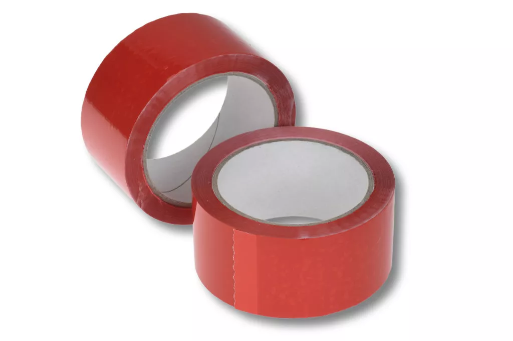 PP-Packband, 50 mm / 66 m, Acrylat, rot PP-Packband, 50 mm / 66 m, Acrylat, rot