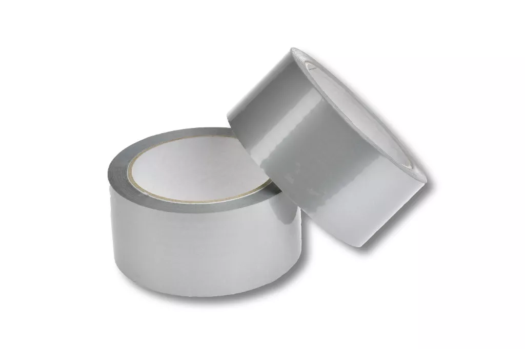 PP-Packband, 50 mm / 66 m, Acrylat, silber PP-Packband, 50 mm / 66 m, Acrylat, silber