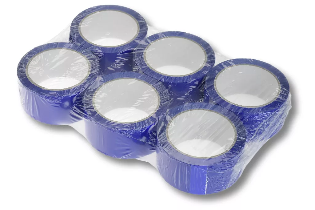 PP-Packband, 50 mm / 66 m, Acrylat, blau PP-Packband, 50 mm / 66 m, Acrylat, blau