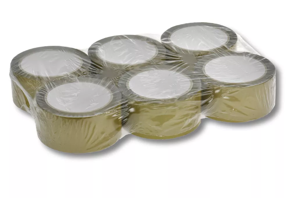 PP-Packband, 50 mm / 66 m, Acrylat, gold PP-Packband, 50 mm / 66 m, Acrylat, gold