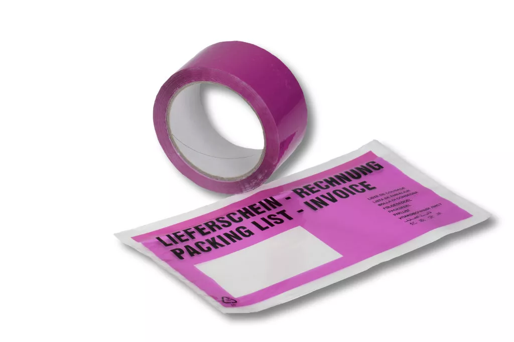 Lieferscheintaschen DIN Lang: Lieferschein/Rechnung, pink, 35 % Rezyklat Lieferscheintaschen DIN Lang: Lieferschein/Rechnung, pink, 35 % Rezyklat