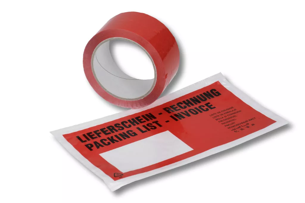 PP-Packband, 50 mm / 66 m, Acrylat, rot PP-Packband, 50 mm / 66 m, Acrylat, rot