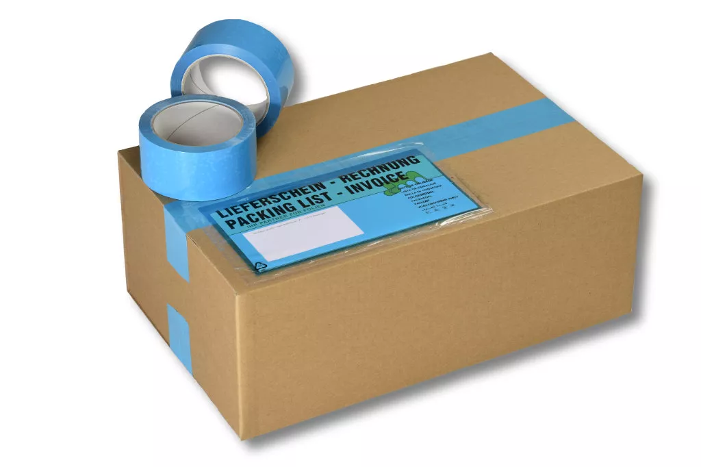 PP-Packband, 50 mm / 66 m, Acrylat, türkis PP-Packband, 50 mm / 66 m, Acrylat, türkis