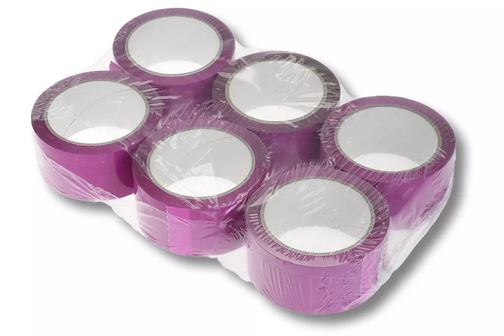 PP-Packband, 50 mm / 66 m, Acrylat, violett PP-Packband, 50 mm / 66 m, Acrylat, violett