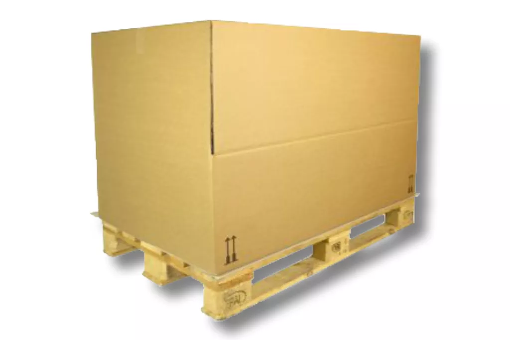 Palettenkarton, 1180 x 780 x 760 mm, zweiwellig, 0201/2.3 BC Palettenkarton, 1180 x 780 x 760 mm, zweiwellig, 0201/2.3 BC
