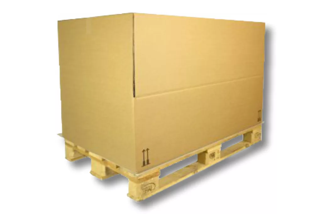 Palettenkarton, 1180 x 780 x 1040 mm, zweiwellig, 0201/2.3 BC Palettenkarton, 1180 x 780 x 1040 mm, zweiwellig, 0201/2.3 BC