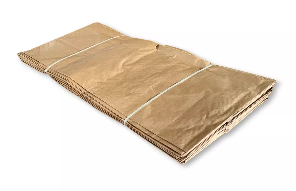 Papier Bio Müllsäcke, 120 Liter, braun, 700 x 950 x 220 mm Papier Bio Müllsäcke, 120 Liter, braun, 700 x 950 x 220 mm