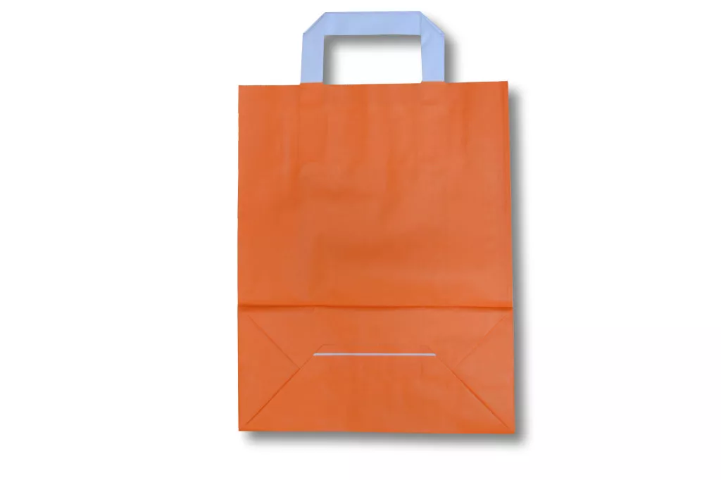 Papiertragetaschen 3,0 kg, orange Papiertragetaschen 3,0 kg, orange