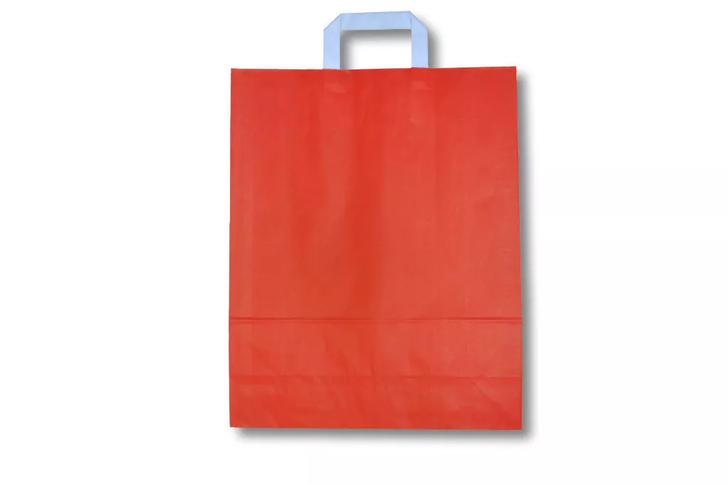 Papiertragetaschen 3,0 kg, rot Papiertragetaschen 3,0 kg, rot