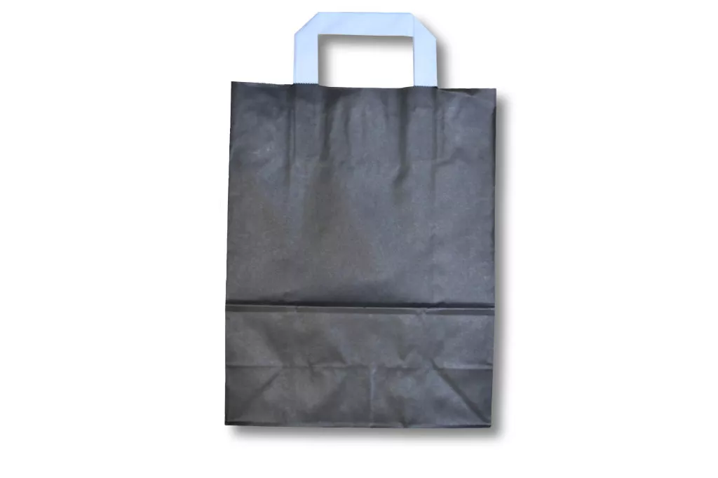 Papiertragetaschen 3,0 kg, schwarz Papiertragetaschen 3,0 kg, schwarz