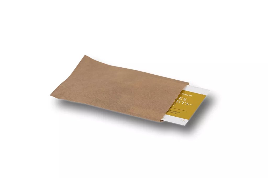 Papierbeutel, braun, 40 g/m², 220 x 320 + 20 mm Papierbeutel, braun, 40 g/m², 220 x 320 + 20 mm