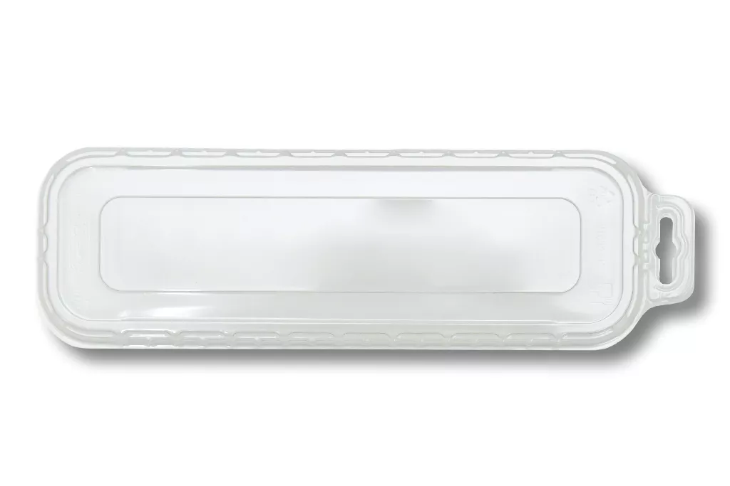 PET-Deckel, 303 x 93,5 x 17,5 mm, transparent, MAP PET-Deckel, 303 x 93,5 x 17,5 mm, transparent, MAP