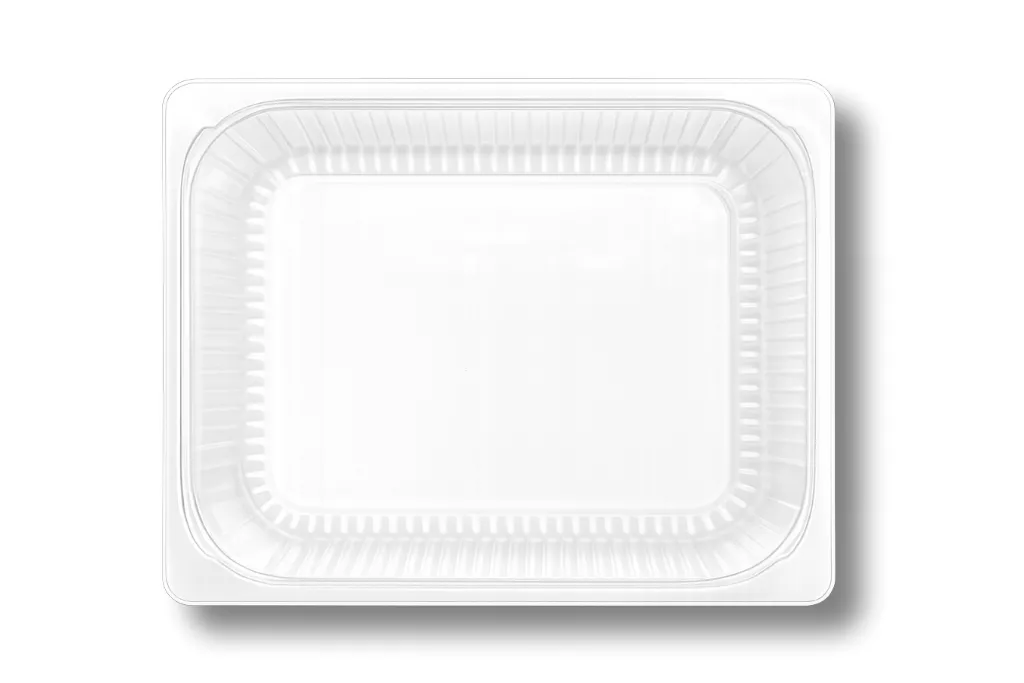 PP-Schalen, 325 x 265 x 100 mm, transparent, 1/2 MAP PP-Schalen, 325 x 265 x 100 mm, transparent, 1/2 MAP
