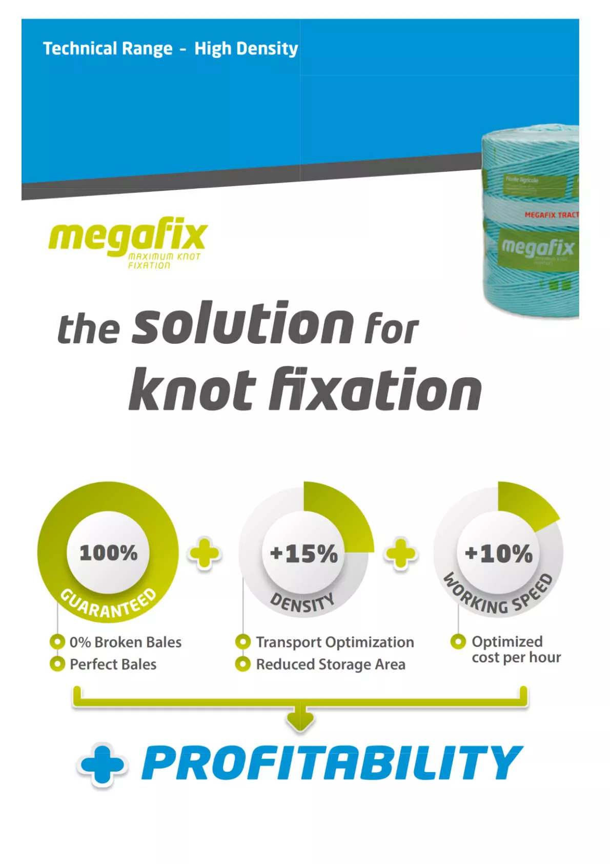 MEGAFIX Pressengarn 100 m je kg "HD Extra" MEGAFIX Pressengarn 100 m je kg "HD Extra"