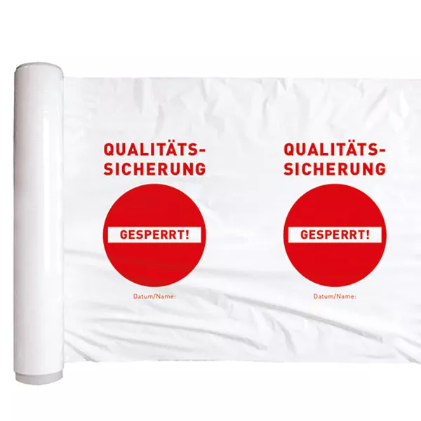 1-farbig bedruckte Handstretchfolie rot