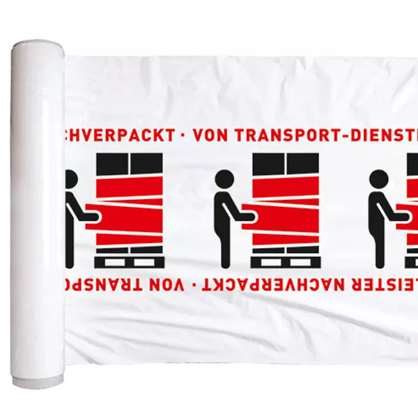 2-farbig bedruckte Handstretchfolie